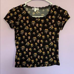 Floral crop top